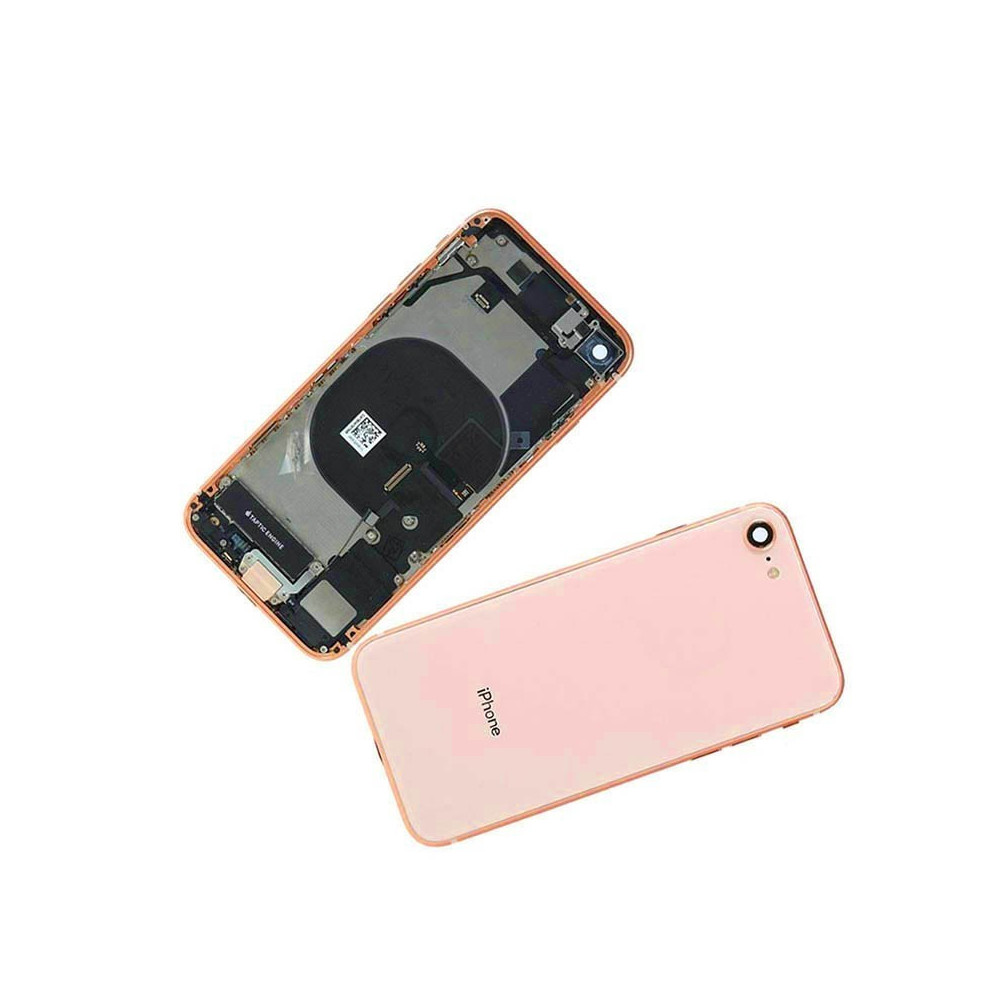 Chasis con Tapa Trasera para iPhone 7 Oro Rosa