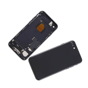 Chasis con Tapa Trasera para iPhone 7 Negra Mate