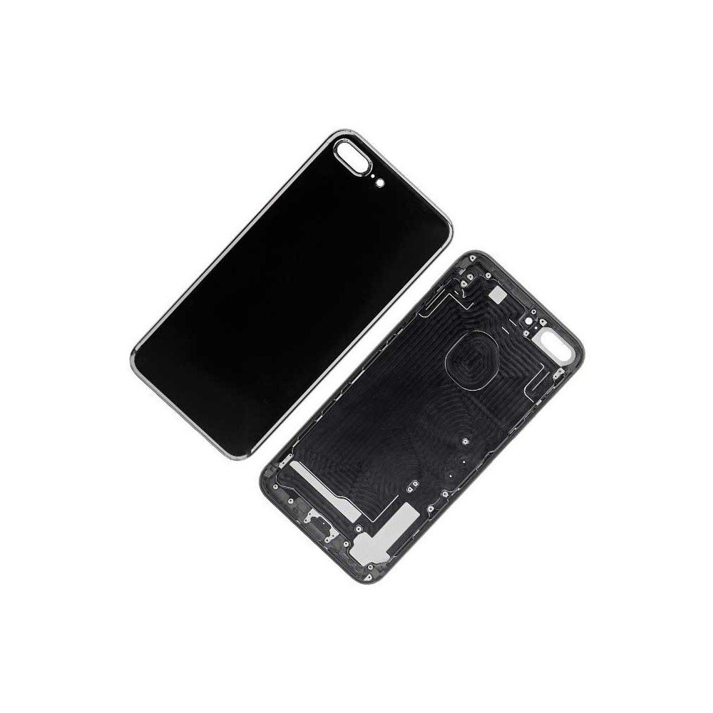 Tapa trasera para iPhone 7 Plus Negra Brillante