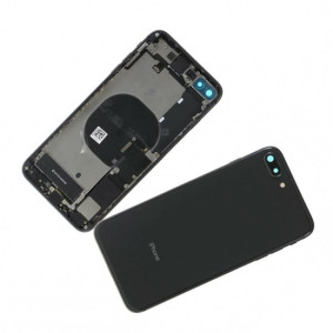 Chasis con Tapa Trasera para iPhone 7 Plus Negra Mate