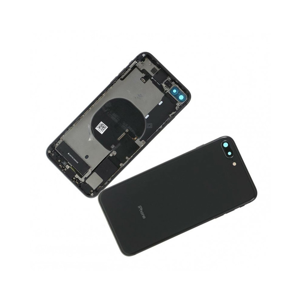 Chasis con Tapa Trasera para iPhone 7 Plus Negra Mate