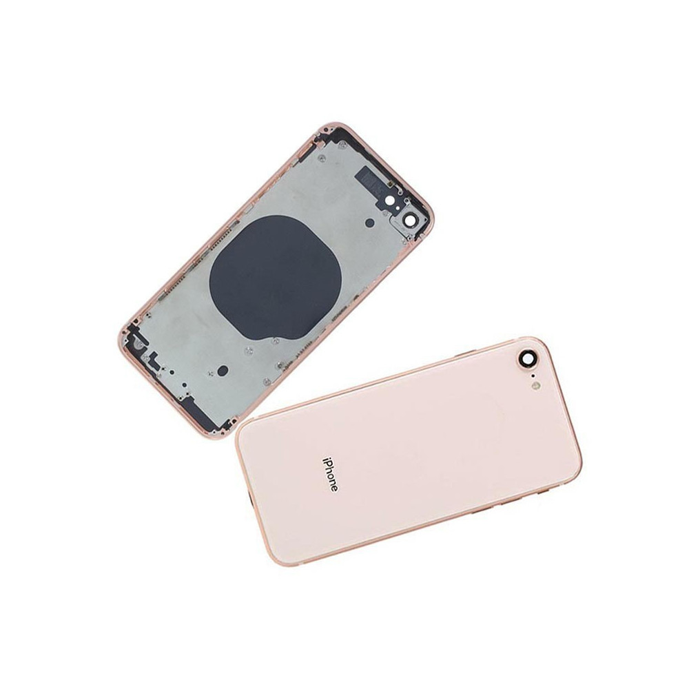 Chasis con Tapa Trasera para iPhone 8 Oro