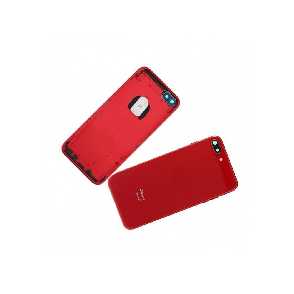 Chasis con Tapa Trasera para iPhone 8 Plus Roja
