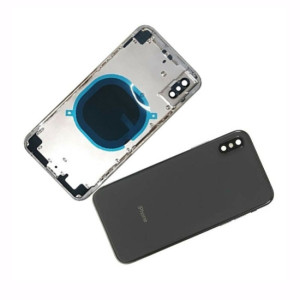 Chasis con Tapa Trasera iPhone X Negra (Gris Especial)