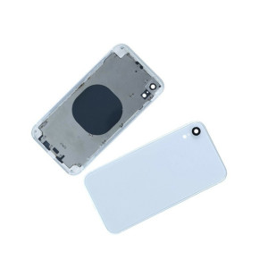 Chasis con Tapa Trasera para iPhone XR Blanca