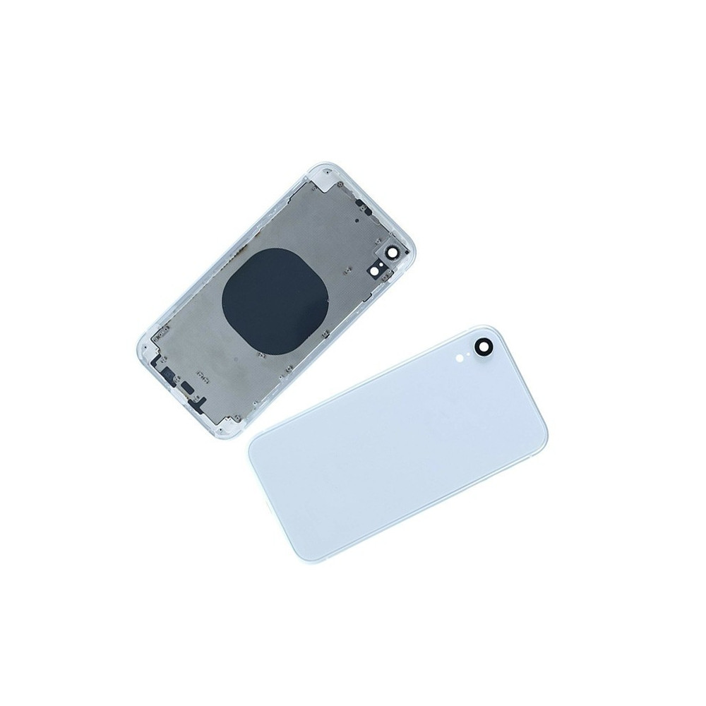 Chasis con Tapa Trasera para iPhone XR Blanca