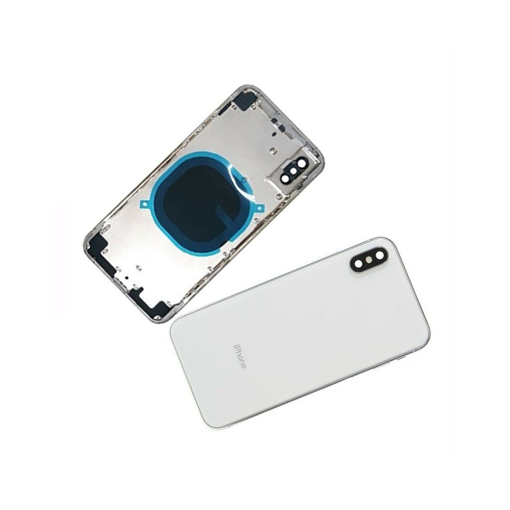 Chasis con Tapa Trasera para iPhone XS Blanca