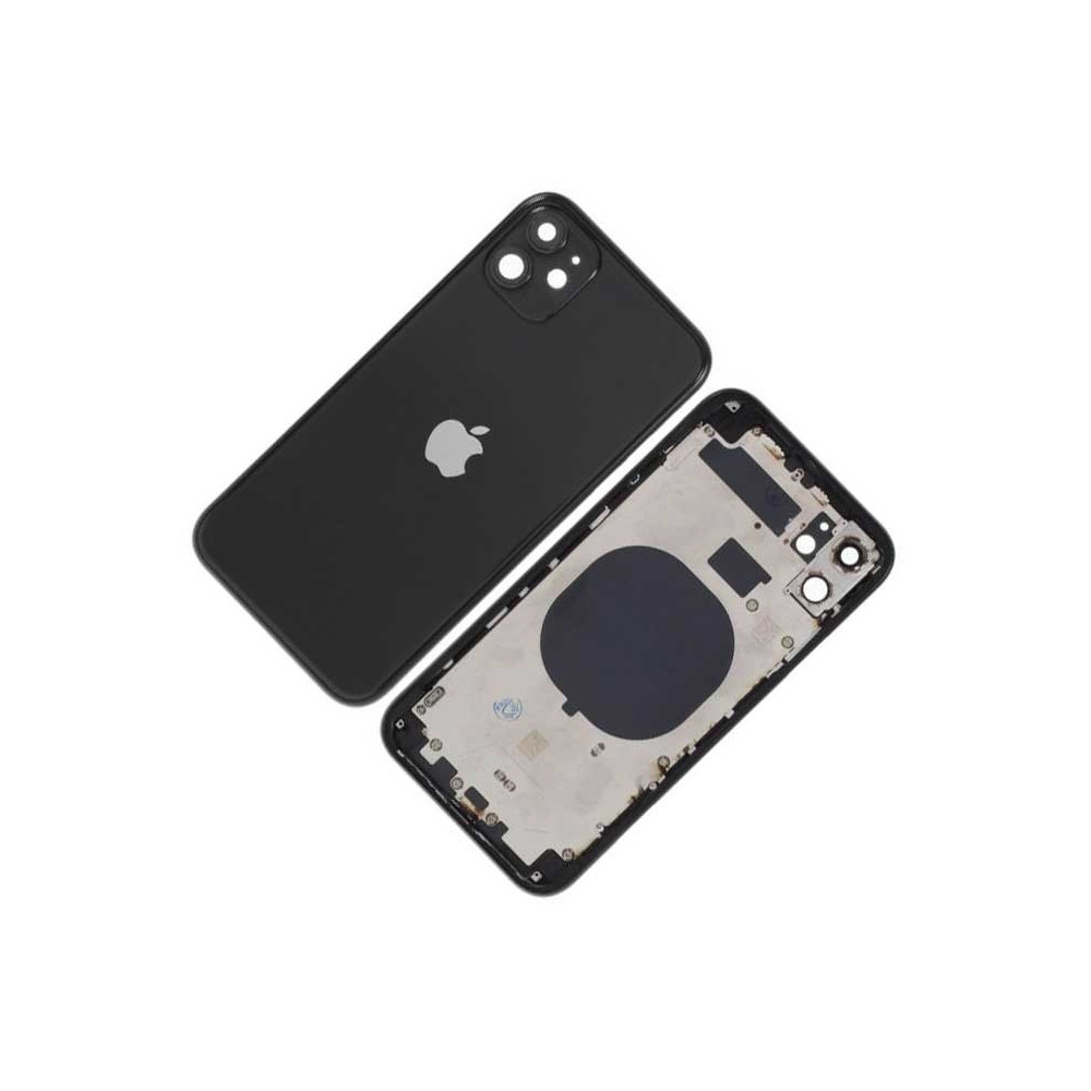 Chasis con Tapa Trasera para iPhone 11 Negra