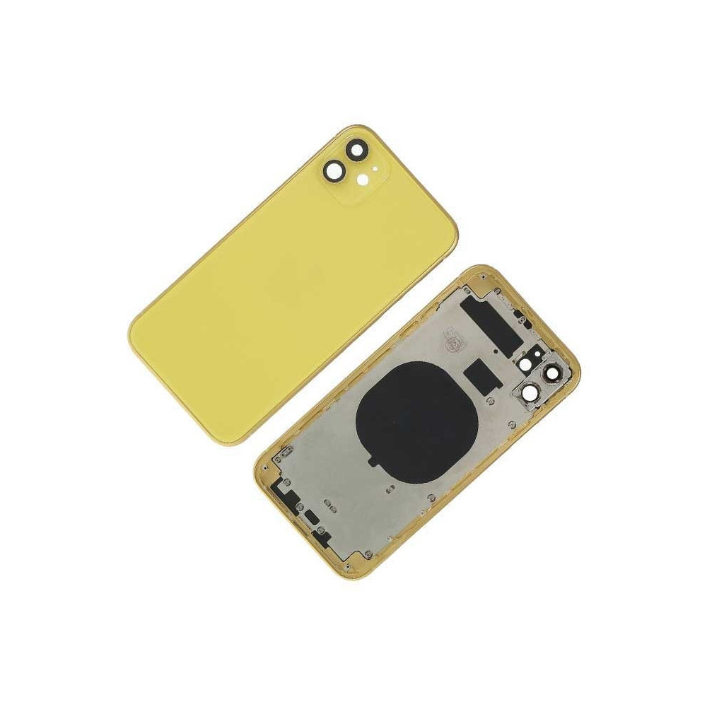 Chasis con Tapa Trasera para iPhone 11 Amarilla