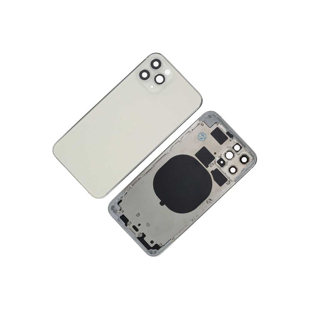Chasis con Tapa Trasera para iPhone 11 Pro Blanca