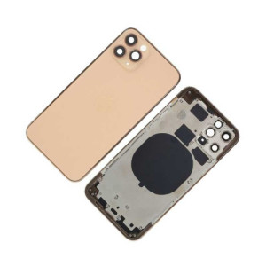 Chasis con Tapa Trasera para iPhone 11 Pro Oro