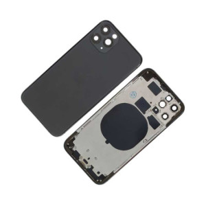 Chasis con Tapa Trasera para iPhone 11 Pro Negra (Gris Especial)