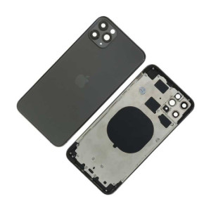 Chasis con Tapa trasera iPhone 11 Pro Max Negra (Gris Especial)