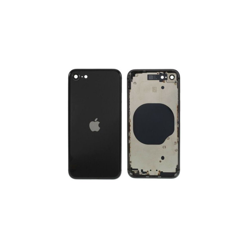Chasis con Tapa Trasera para iPhone SE 2020 Negra