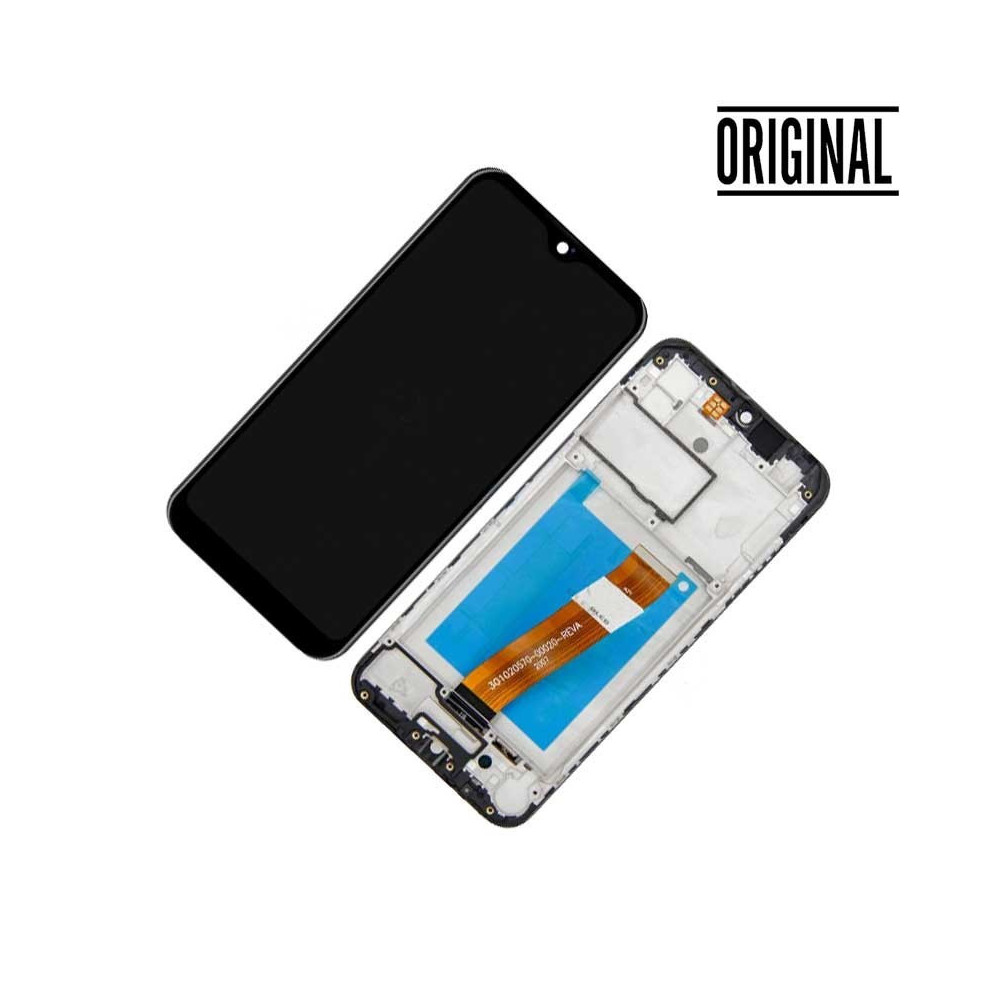 Pantalla para Samsung A01 /A015F con Marco Negro (Original)