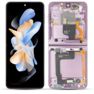 Pantalla completa para Samsung Galaxy Z Flip 4 5G / F721 Interna Púrpura (Original)