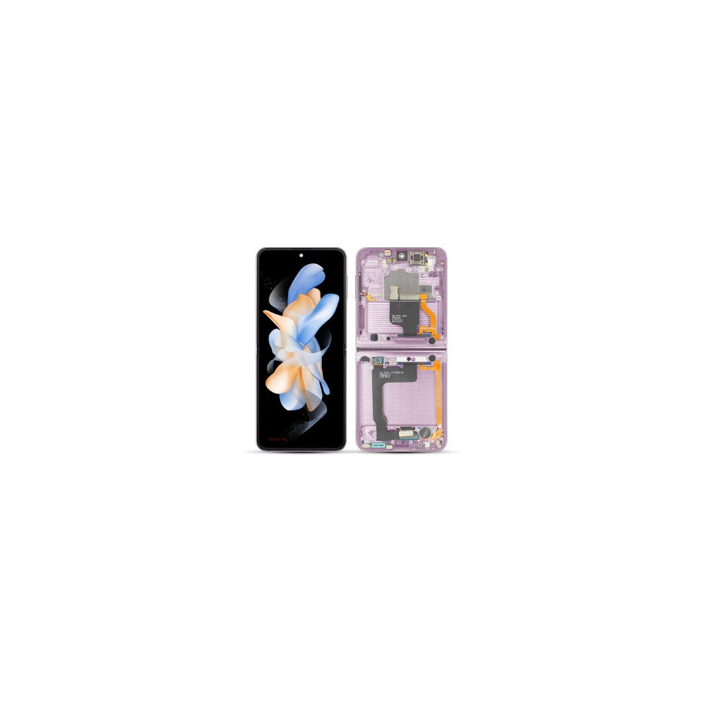 Pantalla completa para Samsung Galaxy Z Flip 4 5G / F721 Interna Púrpura (Original)