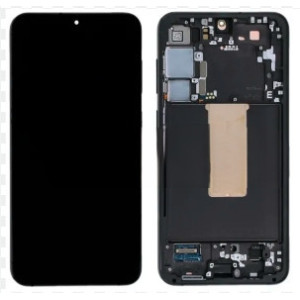 Pantalla completa para Samsung Galaxy S23 (S911B/DS) Con Marco Negra (Original)