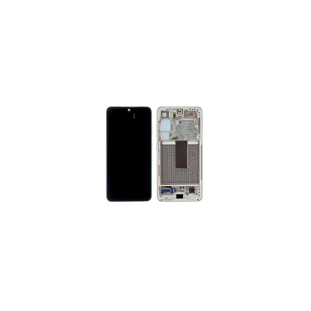 Pantalla completa para Samsung Galaxy S23 (S911B/DS) Con Marco Blanca (Original)