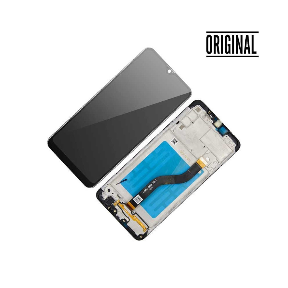 Pantalla para Samsung A20s (A207) Con Marco (Original Service Pack)