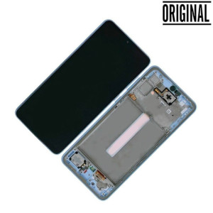Pantalla para Samsung A33 5G /A336 con Marco Azul (Original Service Pack)