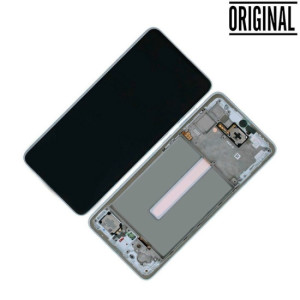 Pantalla para Samsung A33 5G /A336 con Marco Blanco (Original Service Pack)