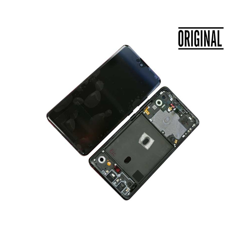 Pantalla para Samsung A51 5G /A516 con Marco Negro (Original Service Pack)