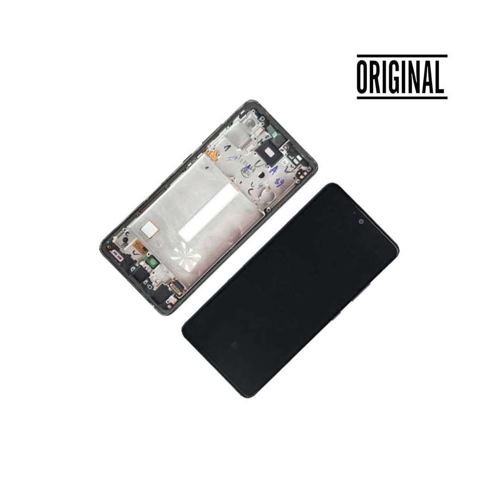 Pantalla para Samsung A52 A525 /A52 5G A526 con Marco Negro (Original Service Pack)