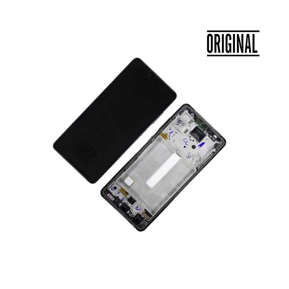 Pantalla para Samsung A52S 5G /A528 con Marco Negro (Original Service Pack)