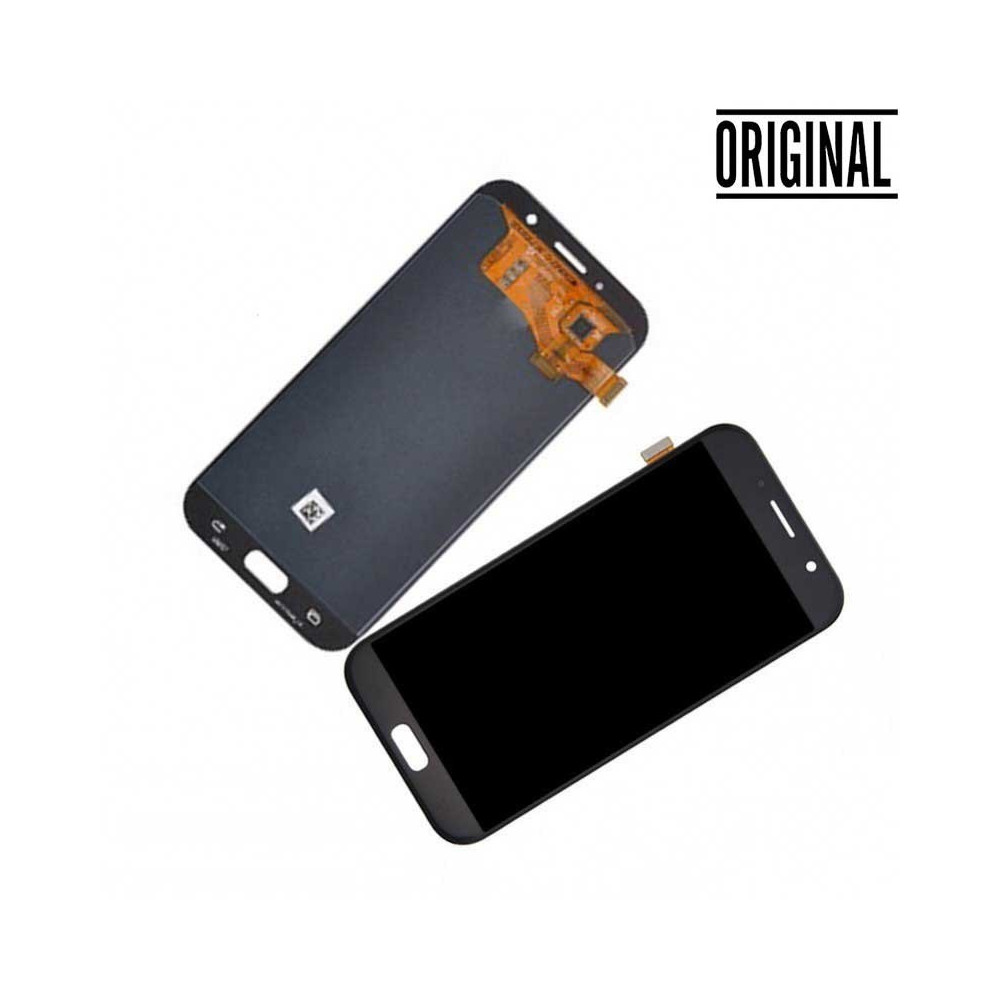 Pantalla para Samsung A7 2017 /A720 con Marco Negro (Original Service Pack)