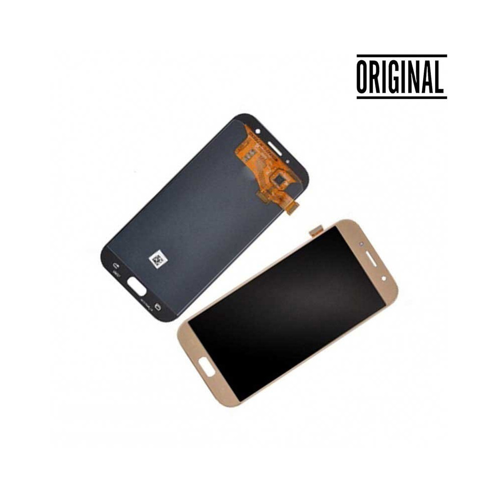 Pantalla para Samsung A7 2017 /A720 con Marco Rosa (Original Service Pack)