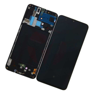 Pantalla Con Marco Samsung A70 (A705) OLED Con Funcion Huella tamaño lcd original