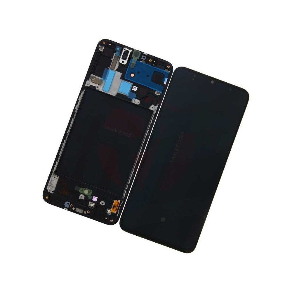 Pantalla Con Marco Samsung A70 (A705) OLED Con Funcion Huella tamaño lcd original