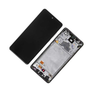 Pantalla para Samsung A72 4G/5G (A725/A726) con Marco Negro (Original Service Pack)