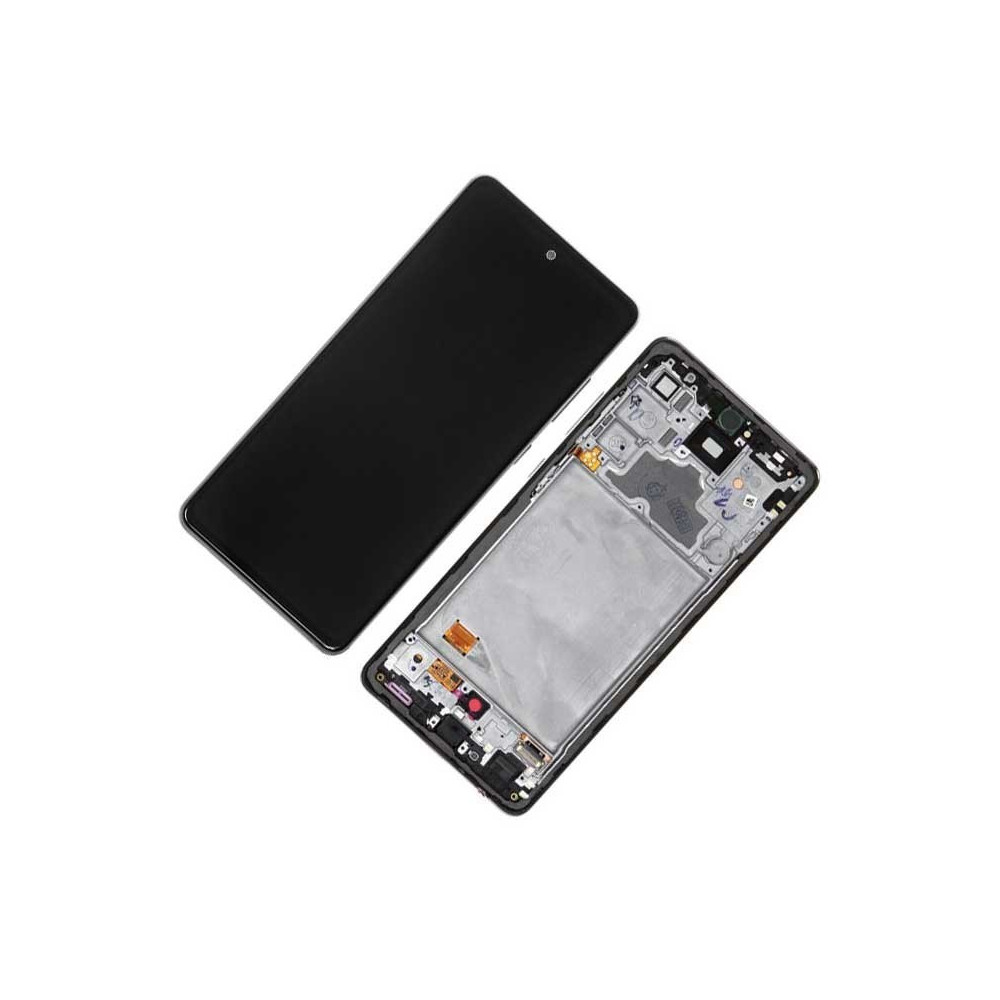 Pantalla para Samsung A72 4G/5G (A725/A726) con Marco Negro (Original Service Pack)
