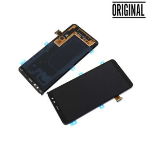 Pantalla para Samsung A8 2018 /A530 Negra (Original Service Pack)