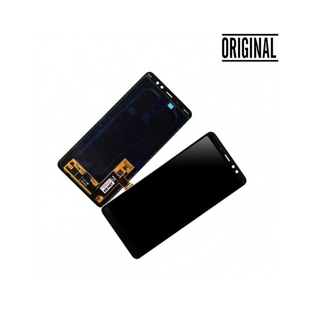 Pantalla para Samsung A8 Plus /A730 Negra (Original Service Pack)
