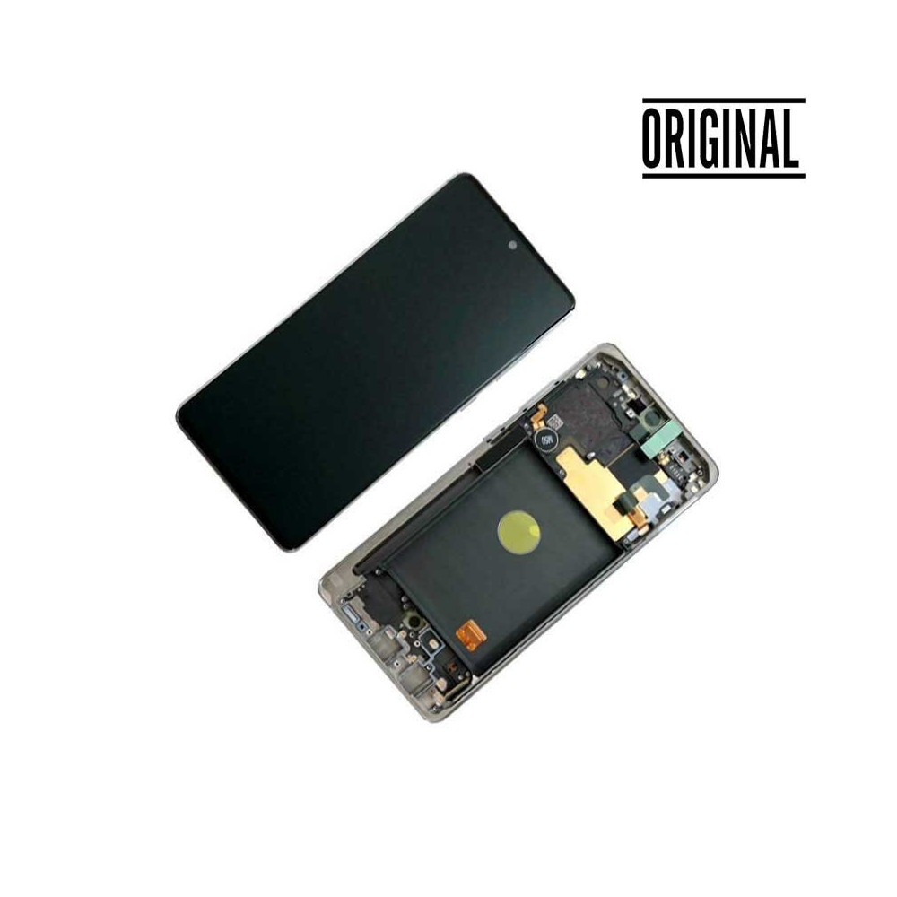 Pantalla para Samsung Note 10 Lite /N770 Plata/Blanca (Original Service Pack)