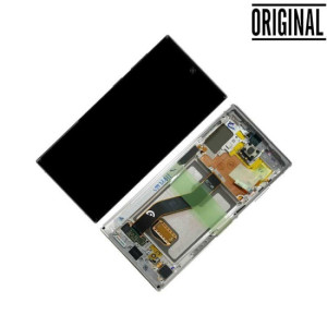 Pantalla para Samsung Note 10 Plus /N975 Plata/Blanca (Original Service Pack)