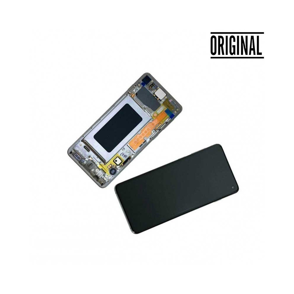Pantalla para Samsung S10 /G973 Azul (Original Service Pack)