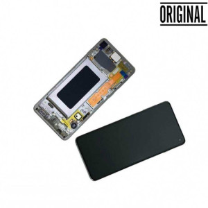 Pantalla para Samsung S10 /G973 Negra (Original Service Pack)