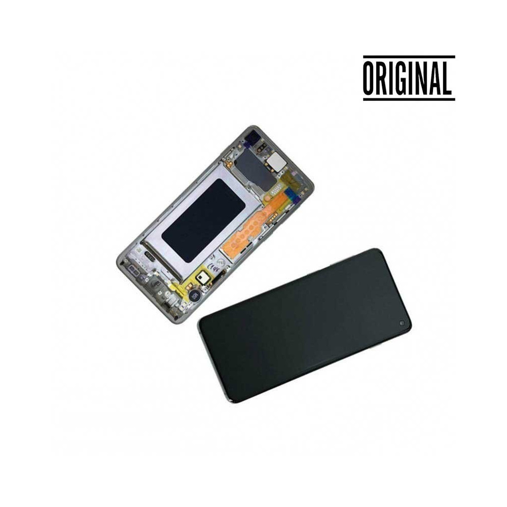 Pantalla para Samsung S10 /G973 Negra (Original Service Pack)
