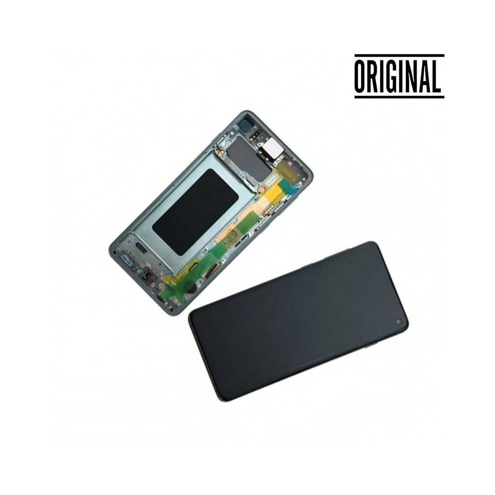 Pantalla para Samsung S10 /G973 Verde (Original Service Pack)