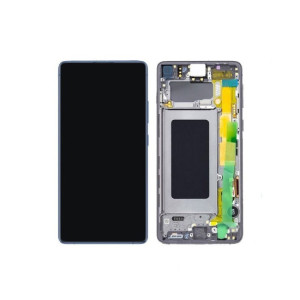 Pantalla para Samsung S10 Lite /G770 Plata/Blanca (Original Service Pack)