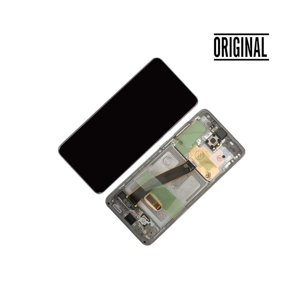 Pantalla para Samsung S20 4G/5G (G980/G981) Plata/Blanca (Original Service Pack)