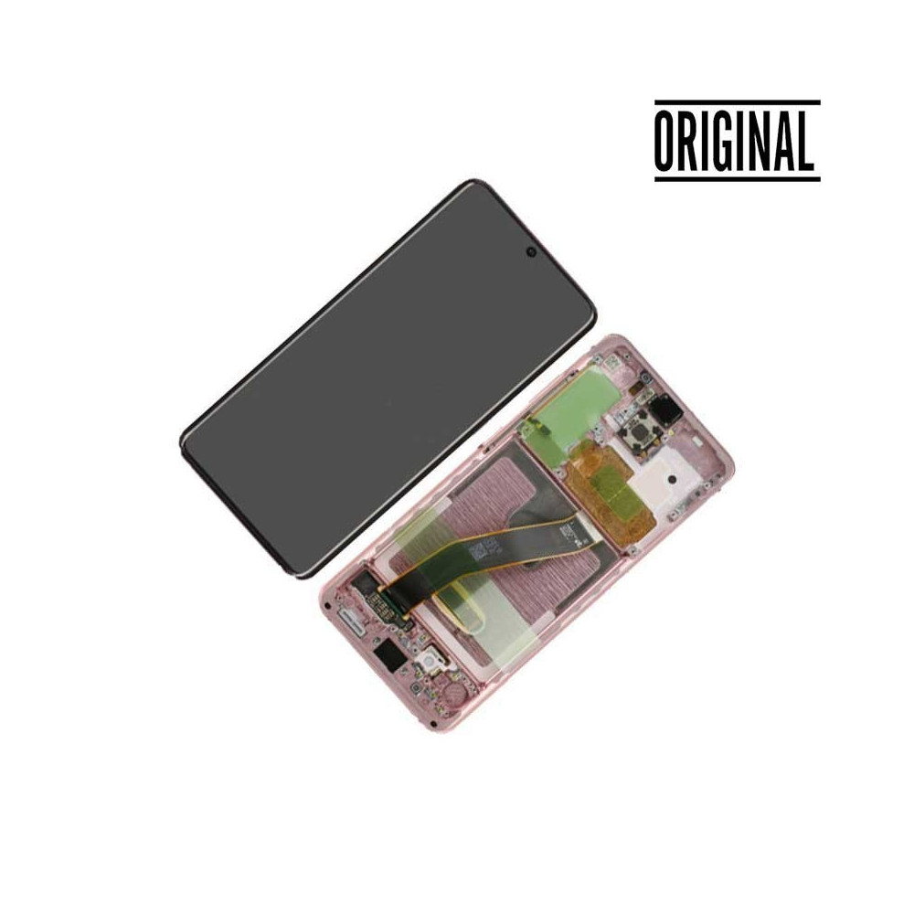 Pantalla para Samsung S20 4G/5G (G980/G981) Rosa (Original Service Pack)