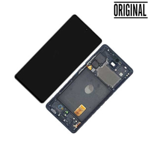 Pantalla Samsung S20 FE 4G/5G (G780/G781) Azul Oscuro/Negra (Original Service Pack)