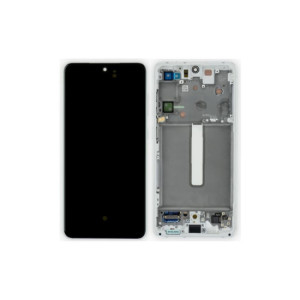 Pantalla para Samsung S21 FE /G990 Plata/Blanca (Original Service Pack)