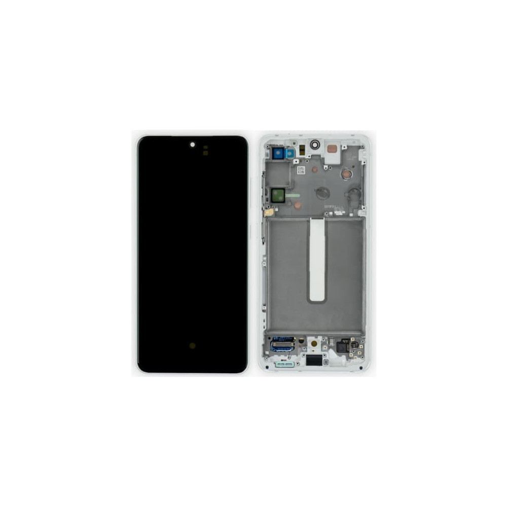 Pantalla para Samsung S21 FE /G990 Plata/Blanca (Original Service Pack)