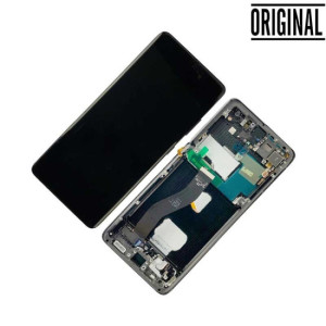 Pantalla para Samsung S21 Ultra 5G /G998 Blanca/Plata (Original Service Pack)